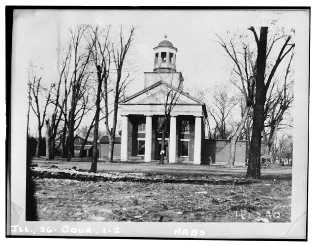 henderson-Historic American Buildings Survey Collection, Library of Congress, LC-HABS ILL 36-OQUA,1-2